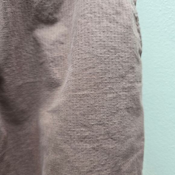 Zara Women's Parachute Wide Leg Ripstop Relaxed Fit Pants Outdoor Brown Size 4 - Picture 4 of 9